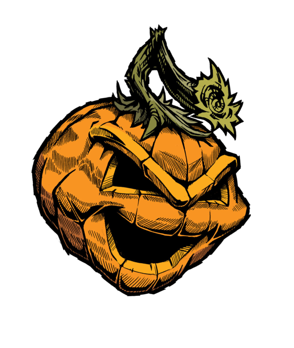 Transparent Jackolantern Halloween Pumpkin Food Calabaza for Halloween