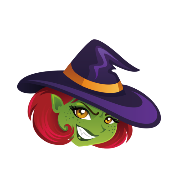 Transparent Halloween Trickortreating Jackolantern Fedora Purple for Halloween