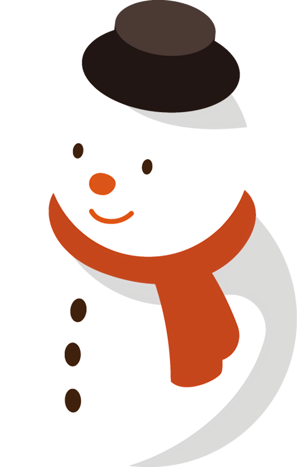 Transparent christmas Nose Snowman Cartoon for snowman for Christmas