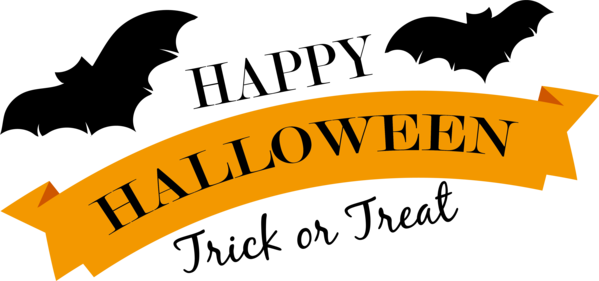 Transparent Logo Halloween Festival Text Yellow for Halloween