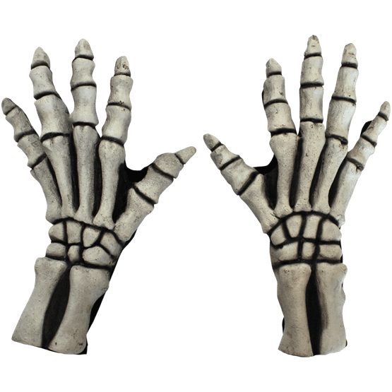 Transparent Skeleton Glove Human Skeleton Safety Glove Hand for Halloween