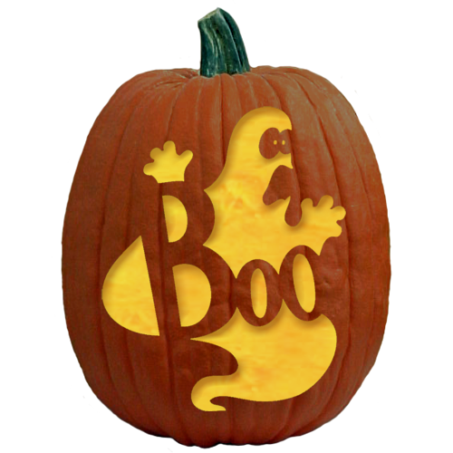 Transparent Jacko Lantern Carving Stencil Gourd Calabaza for Halloween