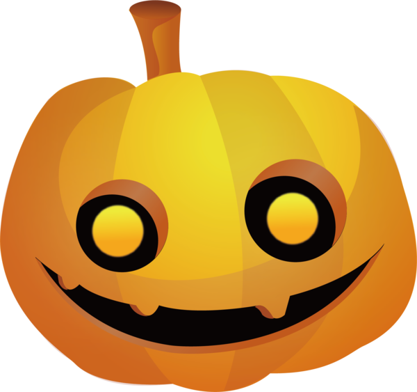 Transparent Jacko Lantern Halloween Pumpkin Food Calabaza for Halloween