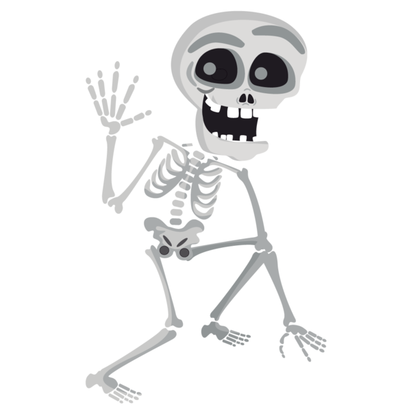 Transparent Human Skeleton Skeleton Halloween Bone for Halloween