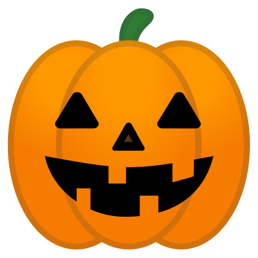 Transparent Halloween Computer Pumpkin Calabaza for Halloween