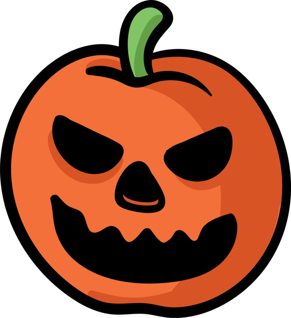 Transparent Jack O Lantern Halloween Pumpkin Orange for Halloween
