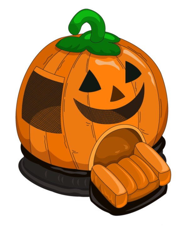 Transparent Jacko'lantern Pumpkin Gourd Calabaza for Halloween