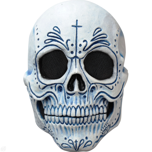Transparent Calavera La Calavera Catrina Mexican Maskfolk Art Skull Bone for Halloween