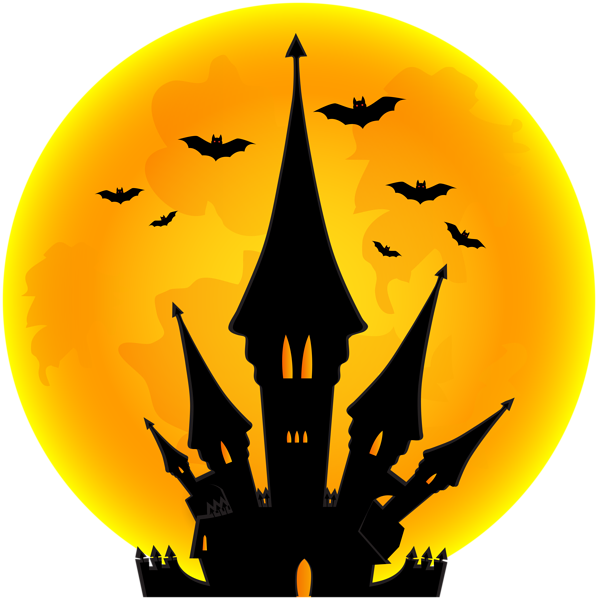 Transparent Halloween Jacko'lantern Cartoon Yellow Orange for Halloween