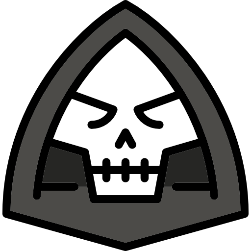Transparent Horror Icon Horror Symbol Black And White Headgear for Halloween