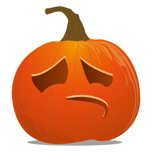 Transparent Calabaza Emoticon Pumpkin for Halloween