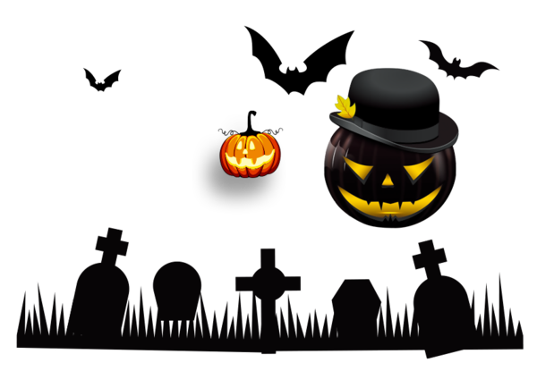 Transparent Halloween Poster Jack Skellington for Halloween