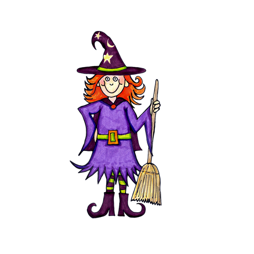 Transparent Halloween Cartoon Halloween Costume Purple Profession for Halloween