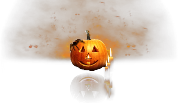 Transparent Jackolantern Pumpkin Halloween Calabaza Orange for Halloween