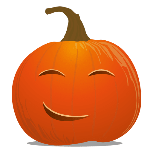 Transparent Jacko Lantern Calabaza Emoticon Winter Squash Food for Halloween