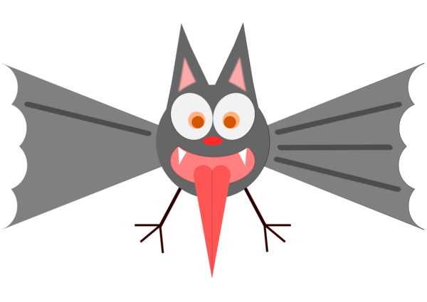 Transparent Count Dracula Bat Vampire Bat Owl for Halloween