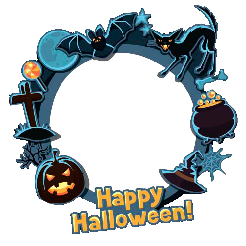 Transparent Halloween Jack O Lantern Poster Font for Halloween