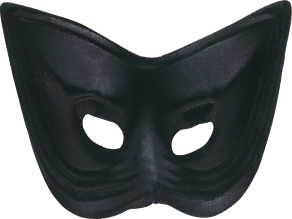 Transparent Animation Carnival Mask Black Cat for Halloween
