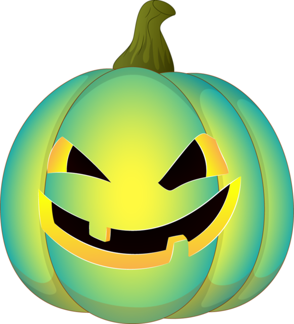 Transparent Jackolantern Calabaza Pumpkin Emoticon Food for Halloween