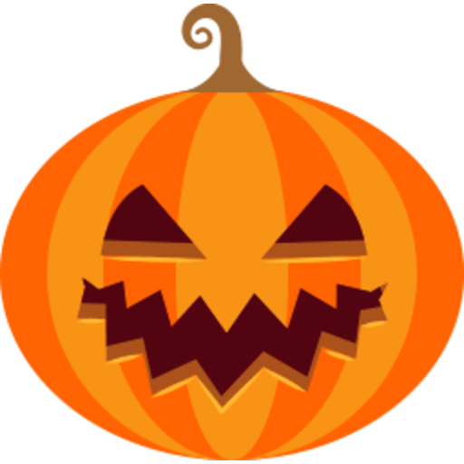 Transparent Jacko Lantern Pumpkin Halloween Winter Squash Food for Halloween