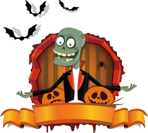 Transparent Cartoon Halloween Character for Halloween