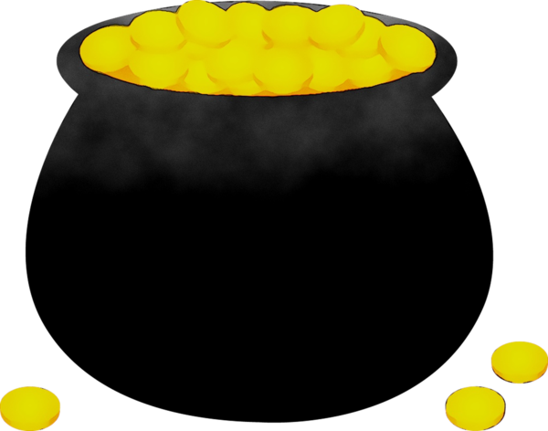 Transparent Yellow Candy Corn for Halloween