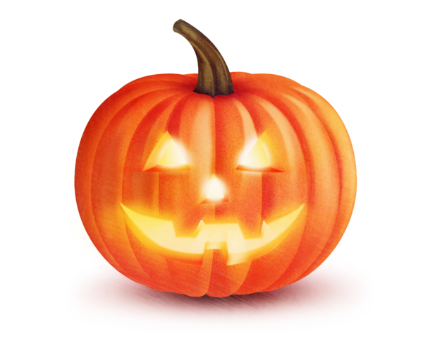 Transparent Halloween Jackolantern Pumpkin Gourd Calabaza for Halloween