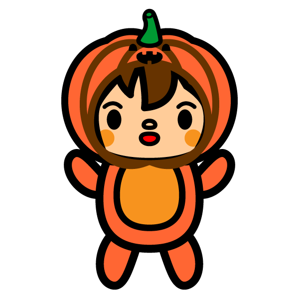 Transparent Kigurumi Cat Cartoon Food Orange for Halloween
