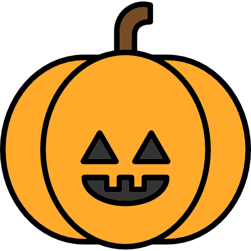 Transparent Jacko Lantern Pumpkin Halloween Calabaza Yellow for Halloween