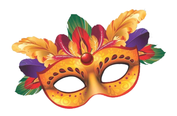Transparent Carnival In Rio De Janeiro Mask Carnival Masque Fruit for Halloween
