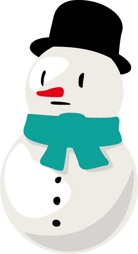 Transparent christmas Snowman Cartoon Nose for snowman for Christmas