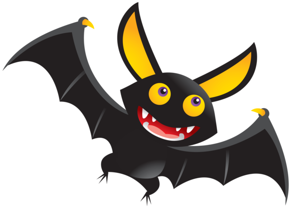 Transparent Bat Halloween Font for Halloween