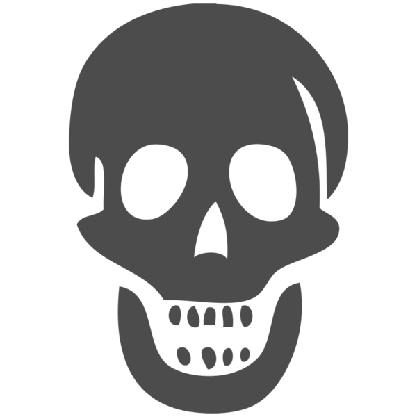 Transparent Skull Skeleton Skull And Crossbones Face Bone for Halloween