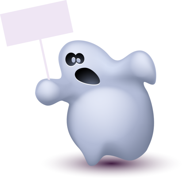 Transparent Halloween Ghost White Snout Nose for Halloween