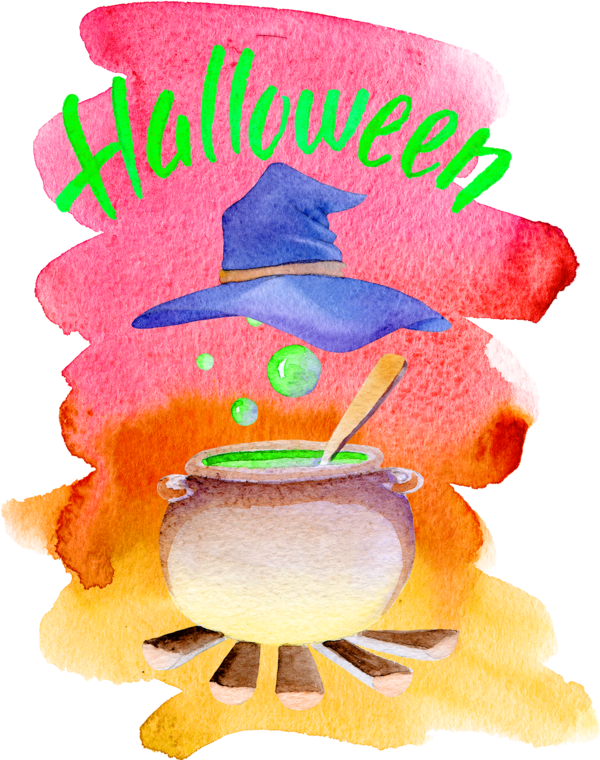 Transparent Halloween Ink Jack O Lantern Food Petal for Halloween