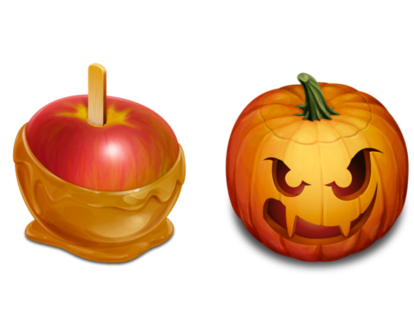Transparent Halloween Pumpkin Calabaza Fruit for Halloween
