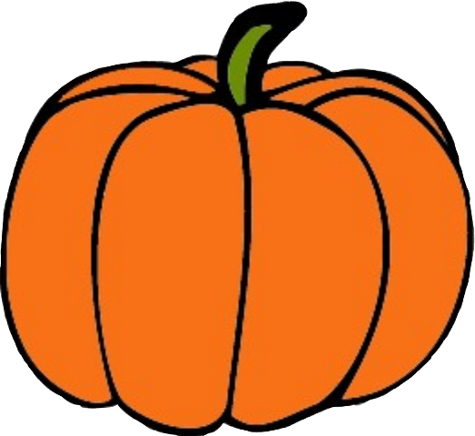 Transparent Pumpkin Email Blog Fruit for Halloween