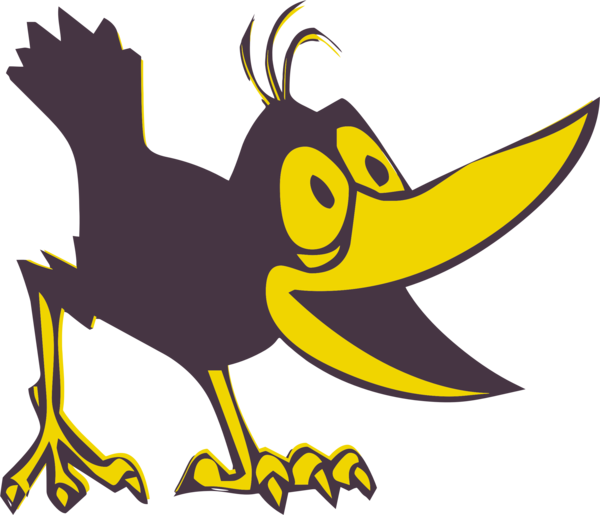 Transparent Crows Heckle And Jeckle Cartoon Beak Pollinator for Halloween