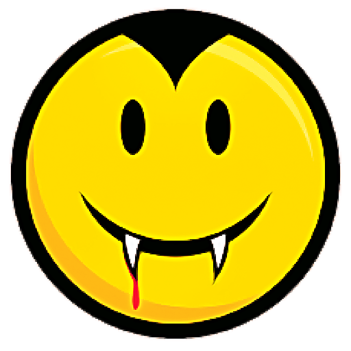 Transparent Smiley Emoji Emoticon Face for Halloween