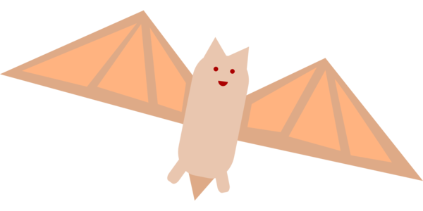 Transparent Bat Bats In Houses Vampire Bat Triangle Angle for Halloween