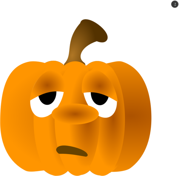 Transparent Pumpkin Pie Pumpkin Face Calabaza for Halloween