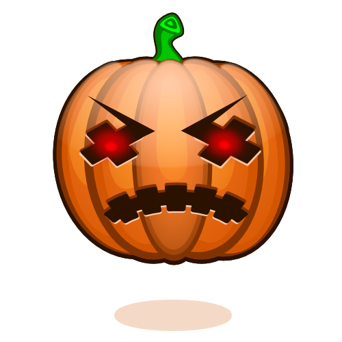 Transparent Jacko Lantern Smiley Emoticon Gourd Winter Squash for Halloween