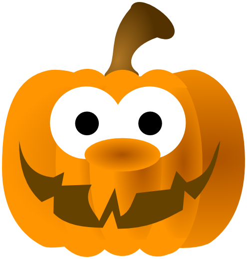 Transparent Pumpkin Cartoon Pumpkin Pie Orange for Halloween