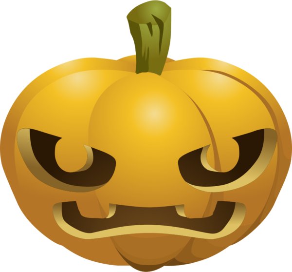 Transparent Pumpkin Pie Jacko Lantern Carving Food Calabaza for Halloween