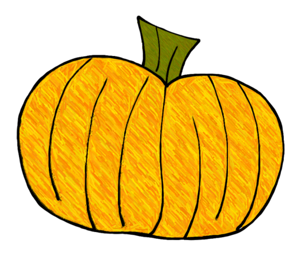 Transparent Pumpkin Calabaza Document Yellow Leaf for Halloween