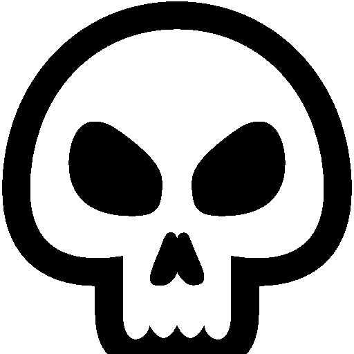 Transparent Skull Skeleton Snout Head for Halloween
