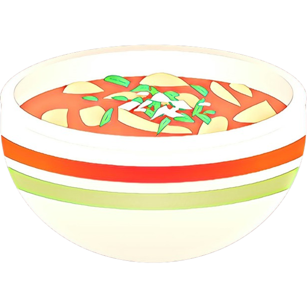 Transparent Dish Bowl M Bowl Food Orange for Halloween