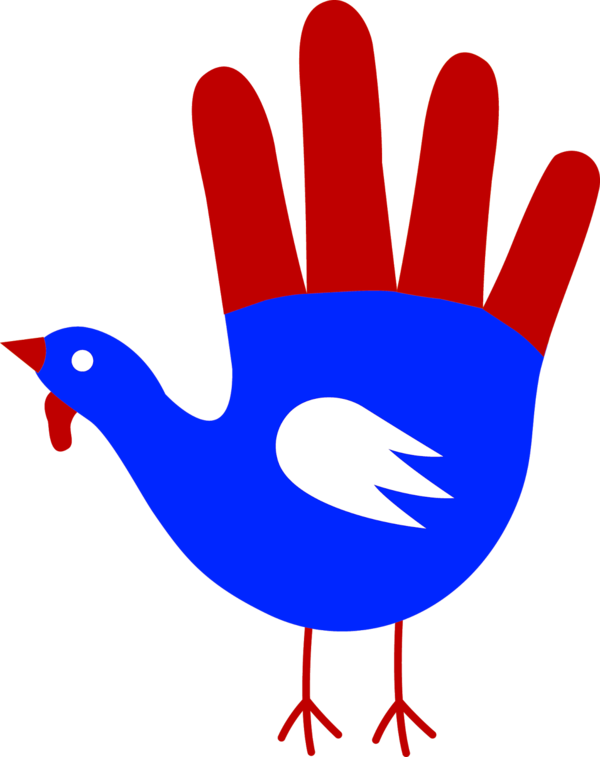 Transparent Drawing Turkey Meat Thanksgiving Beak Red for Thanksgiving