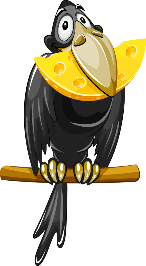Transparent Cheese Fox And The Crow Swiss Cheese Flightless Bird Beak for Halloween