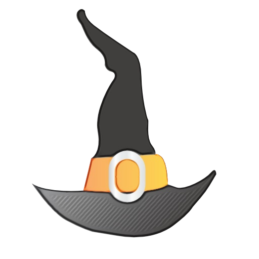 Transparent Witch Hat Hat Headgear for Halloween